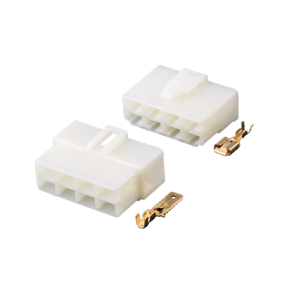 5 pins pa66 gf30 electrical wire crimp connectors 282193-1