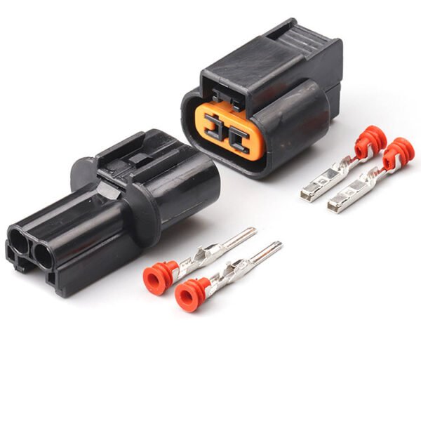 Complete Female Male waterproof automotive connector DJ7022A-1.5-11 2 pin housing and terminal - Image 2